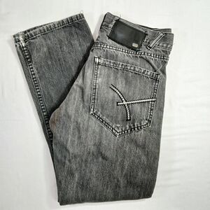 Ecko Faded Black Denim Jeans Mens Size 32×32